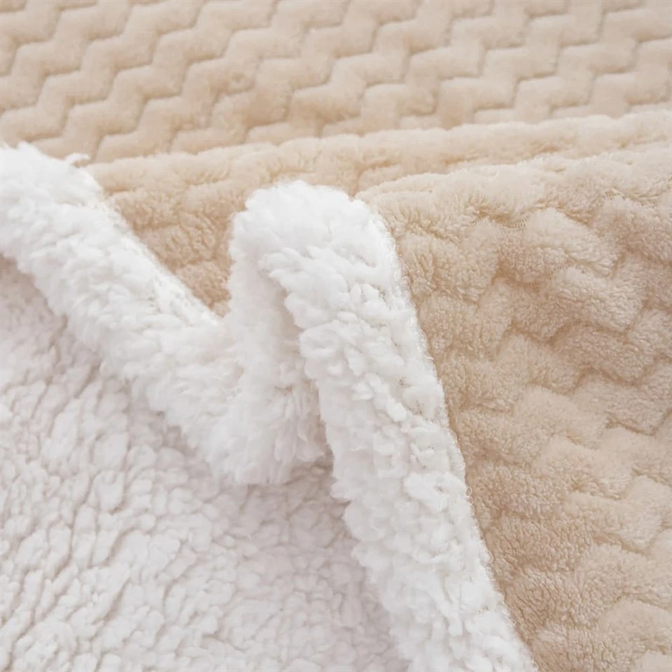 Jacquard Sherpa Bed Blanket suppliers